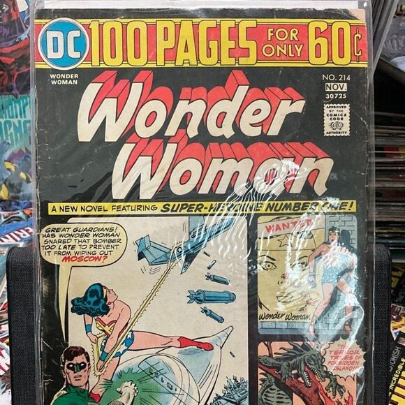 Vintage Wonder Woman Action! #214 (1974) | 100-Page Giant – Ready to Read! - Picture 1 of 1